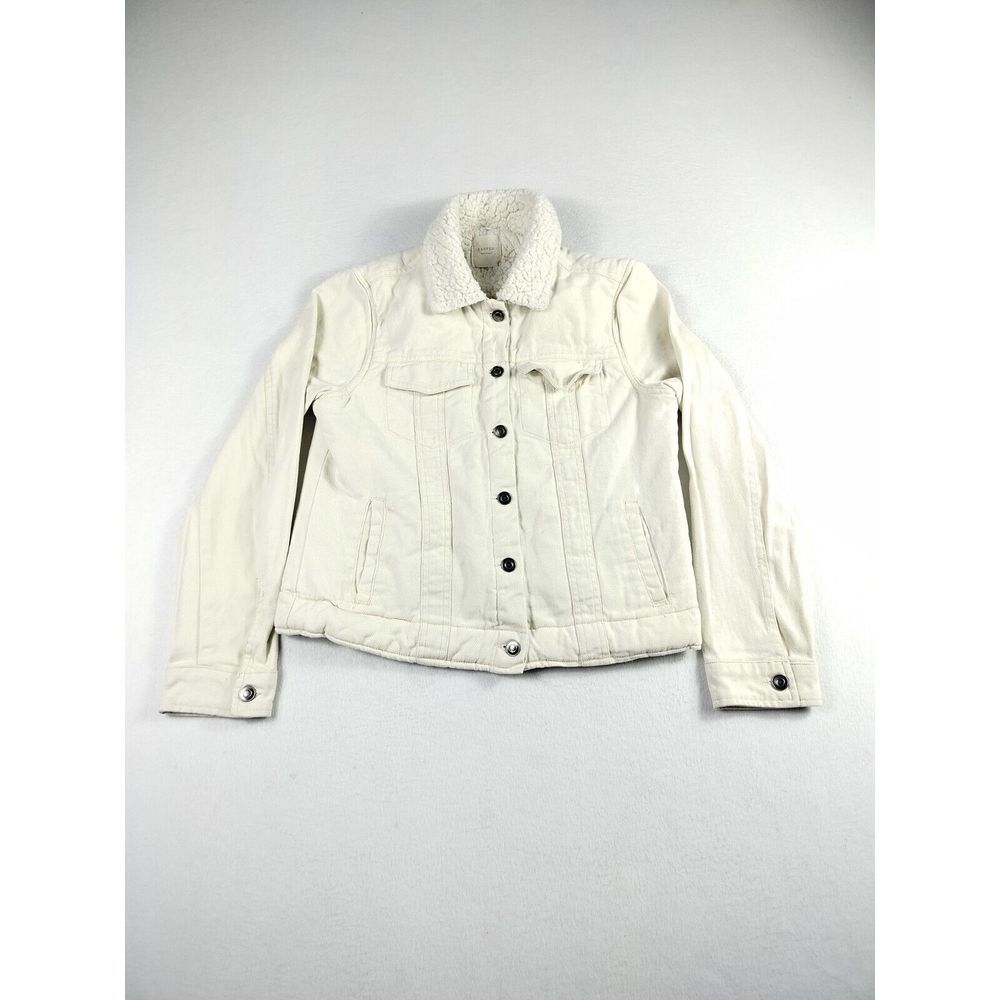 Harper Heritage Jacket Women's Small Canvas Sherpa Lined Cabincore Cottagecore